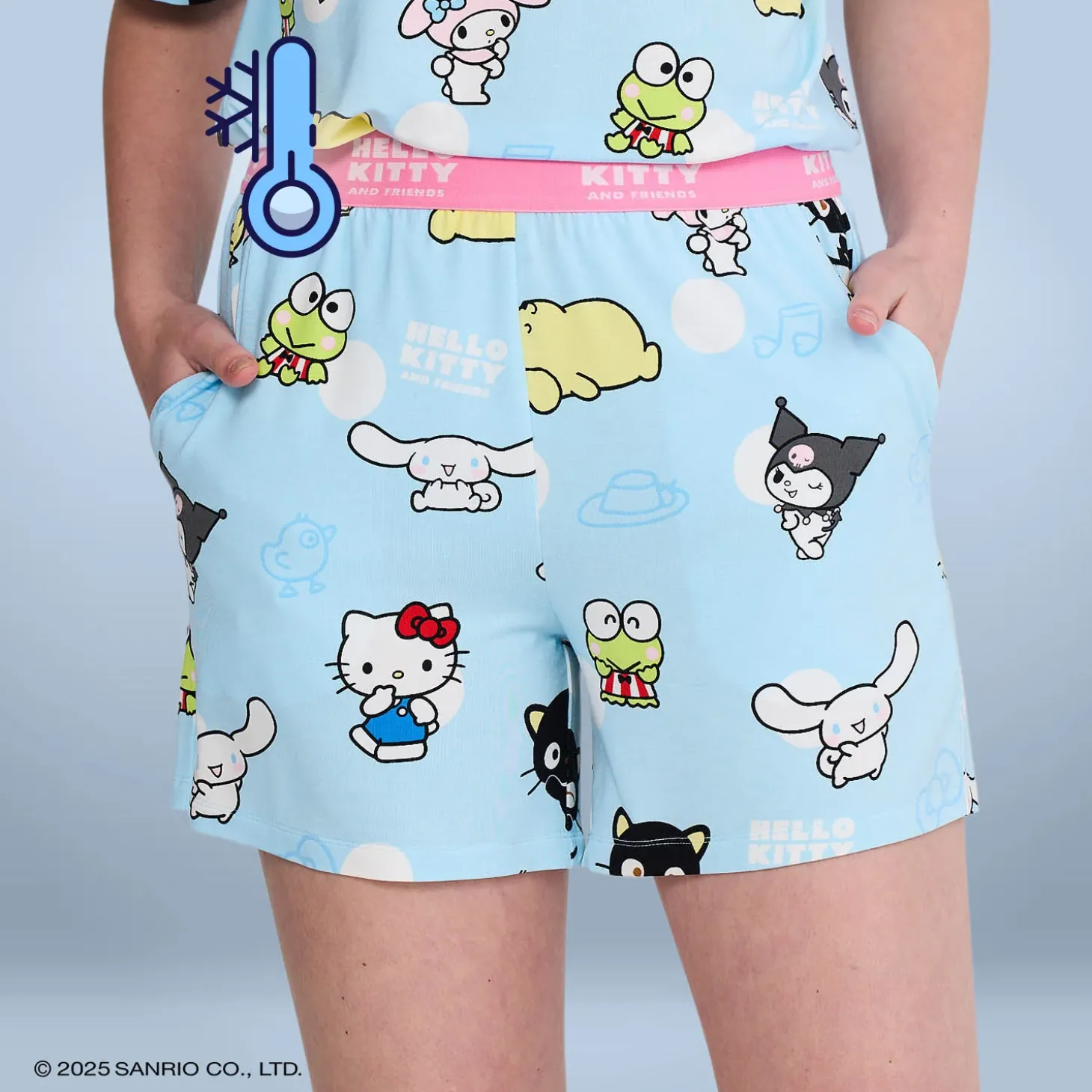 Hello Kitty & Friends Cooling PJ Short Licensed