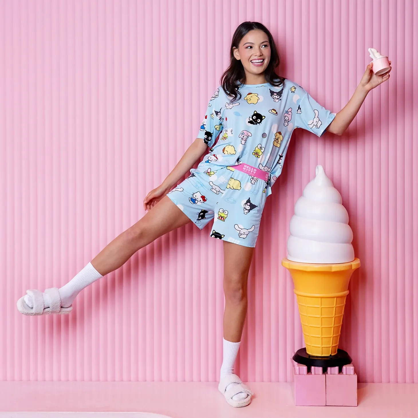 Hello Kitty & Friends Cooling PJ Short Licensed