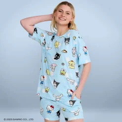 Hello Kitty & Friends Cooling Short Sleeve PJ Top Licensed
