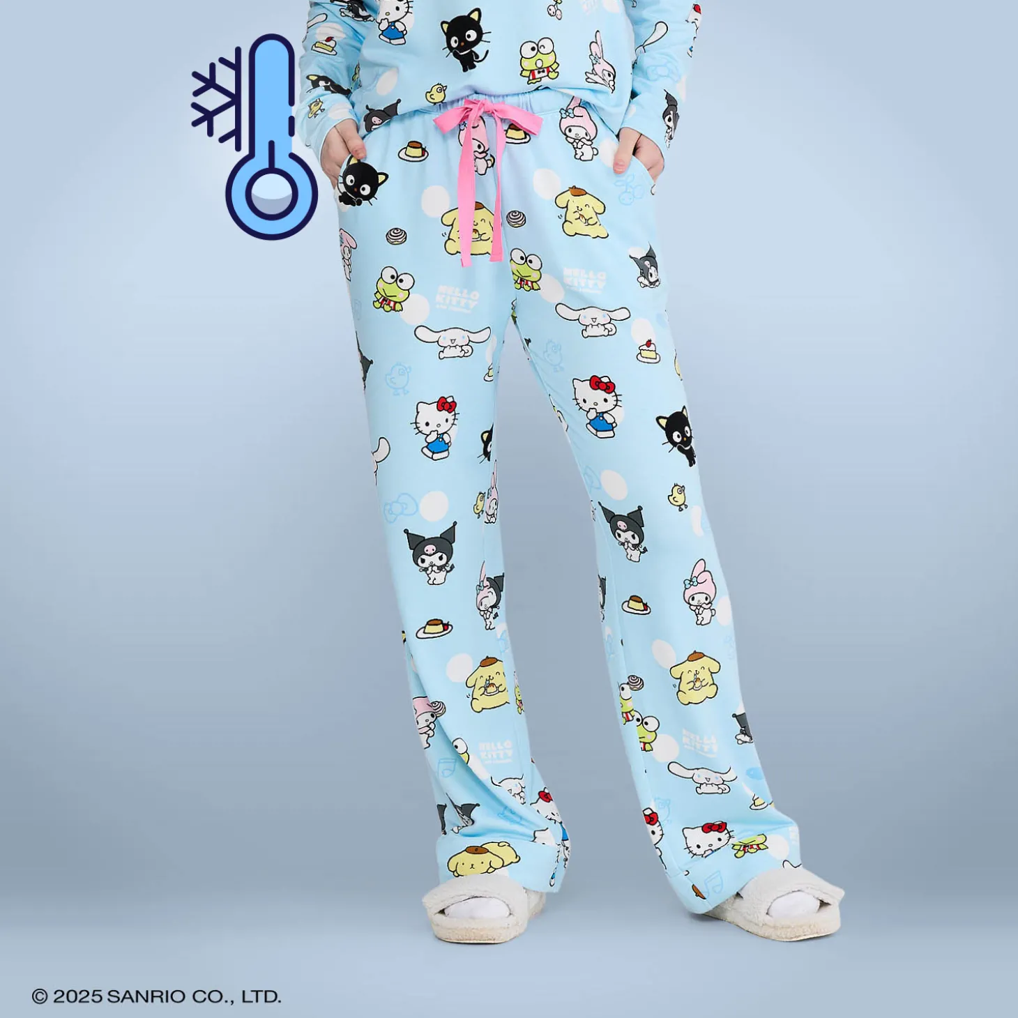 Hello Kitty & Friends Cooling Wide Leg PJ Bottom Licensed