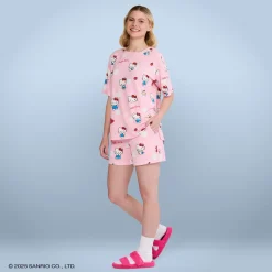 Hello Kitty Polka Dot Cooling Short Sleeve PJ Top Licensed