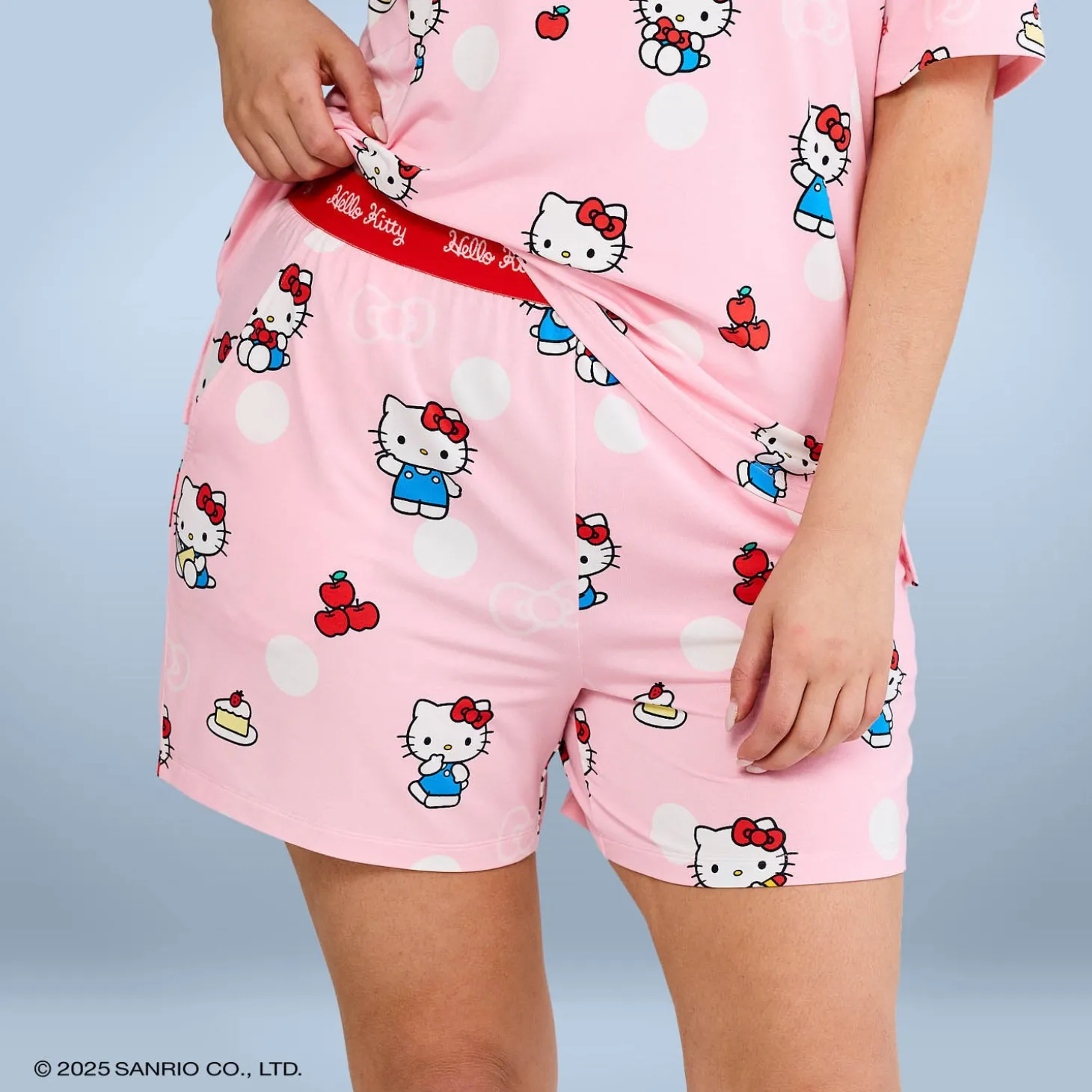 Hello Kitty Polka Dot Cooling PJ Short Licensed