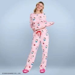 Hello Kitty Polka Dot Cooling Wide Leg PJ Bottom Licensed