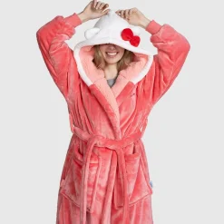 Hello Kitty Sherpa Dressing Gown Licensed