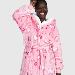 Hello Kitty Sherpa Dressing Gown Licensed