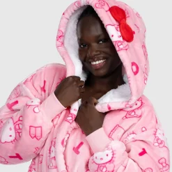 Hello Kitty Sherpa Dressing Gown Licensed
