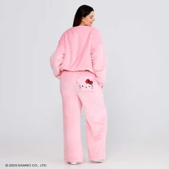 Hello Kitty Sherpa Wide Leg Pant Licensed