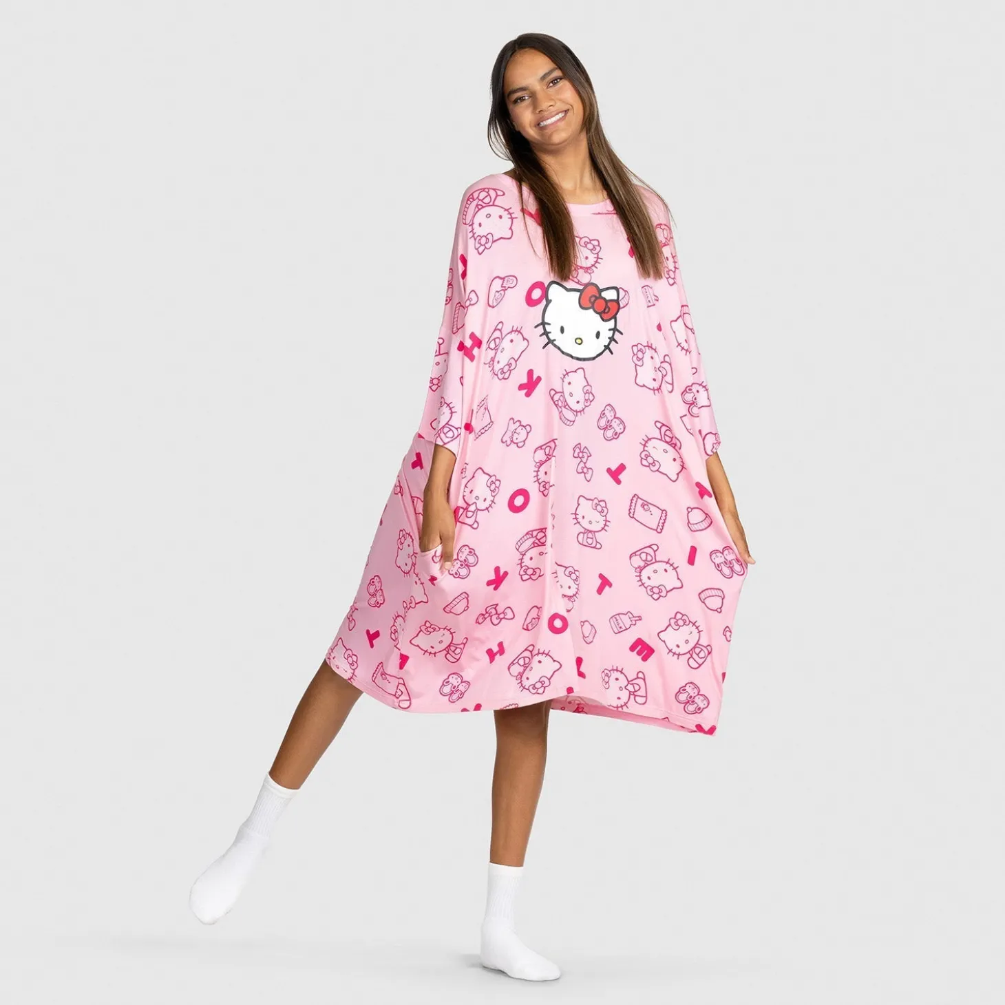 Hello Kitty Sleep Tee Nightie Licensed