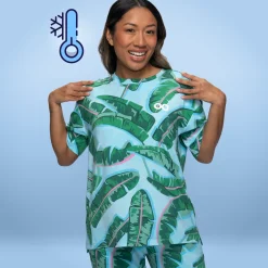 Jungle Cooling Short Sleeve PJ Top