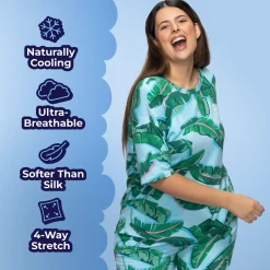 Jungle Cooling Short Sleeve PJ Top