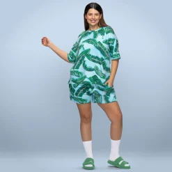 Jungle Cooling Short Sleeve PJ Top