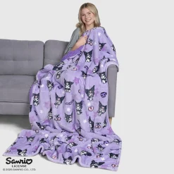 Kuromi Sherpa Blanket Licensed