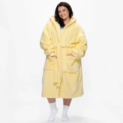 Lemon Fluffy Dressing Gown