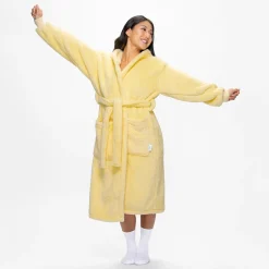 Lemon Fluffy Dressing Gown