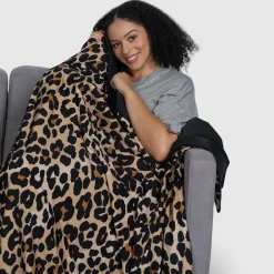 Leopard Print Cooling Blanket