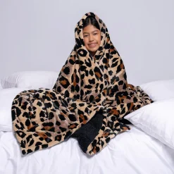 Leopard Sherpa Blanket