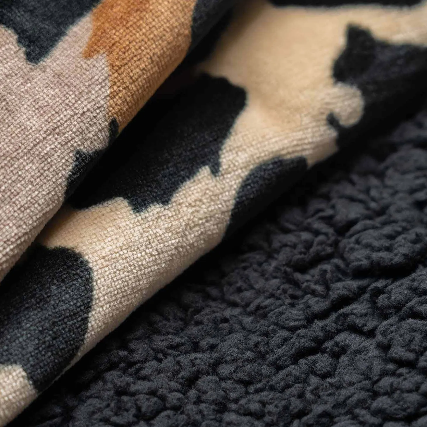 Leopard Sherpa Cuffed Pant