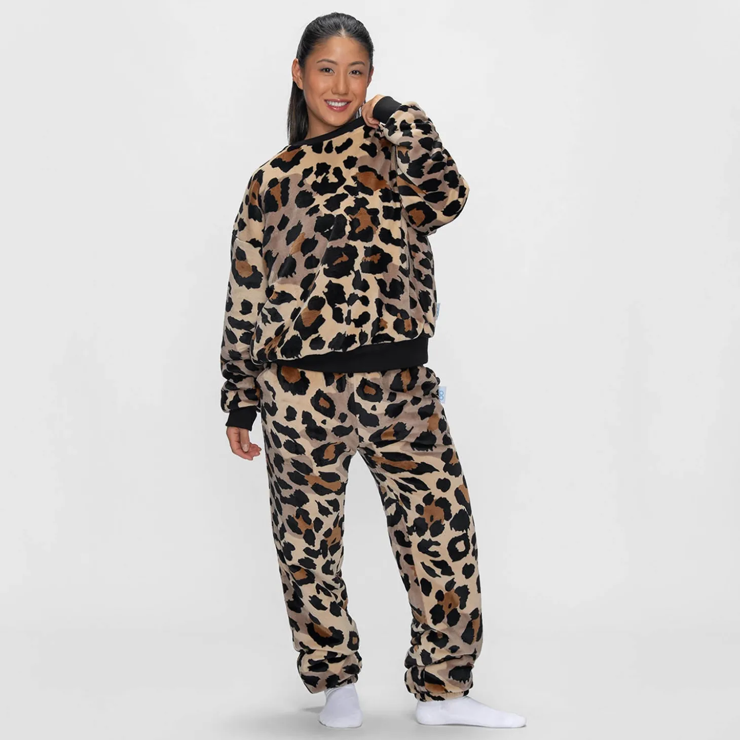 Leopard Sherpa Jumper