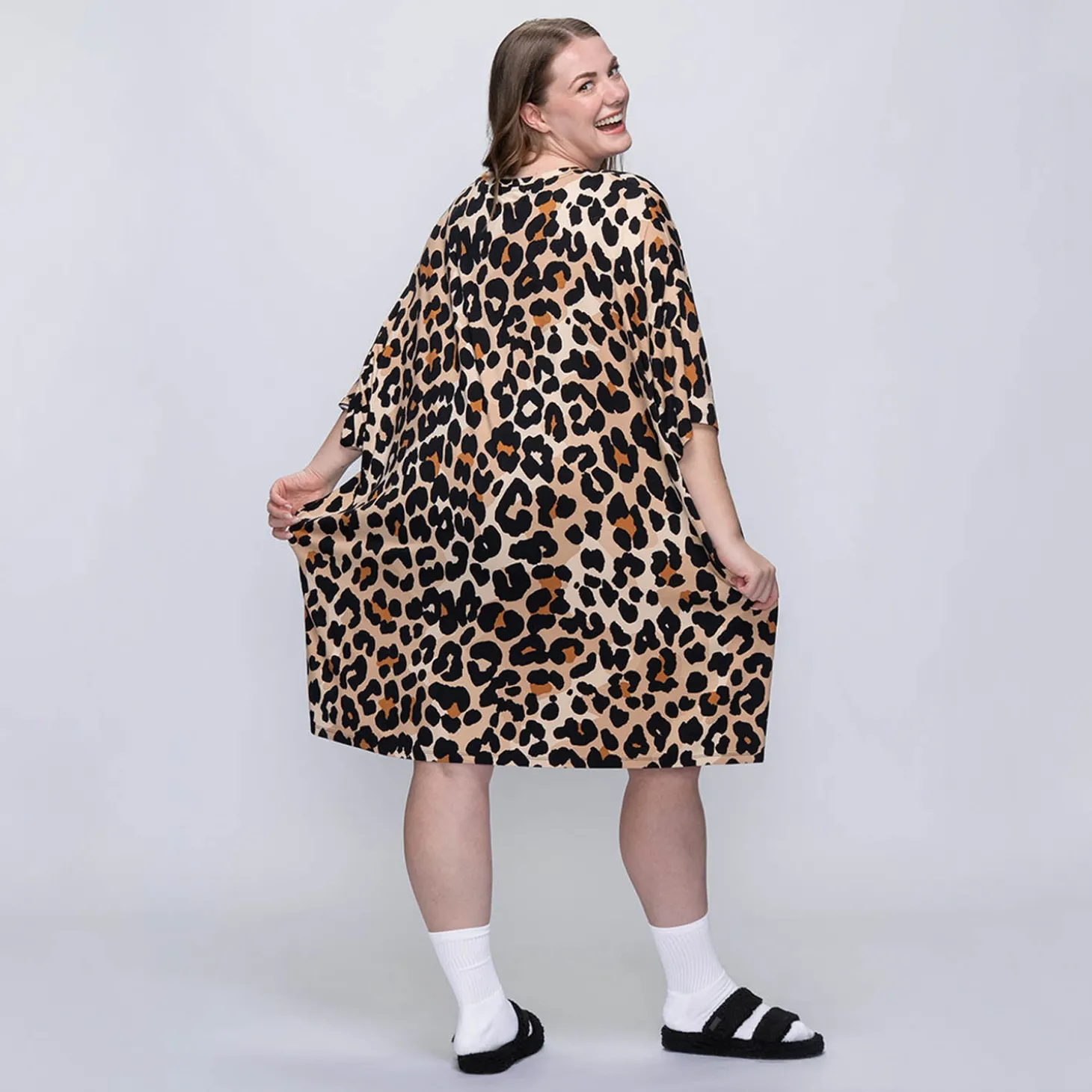 Leopard Sleep Tee Nightie