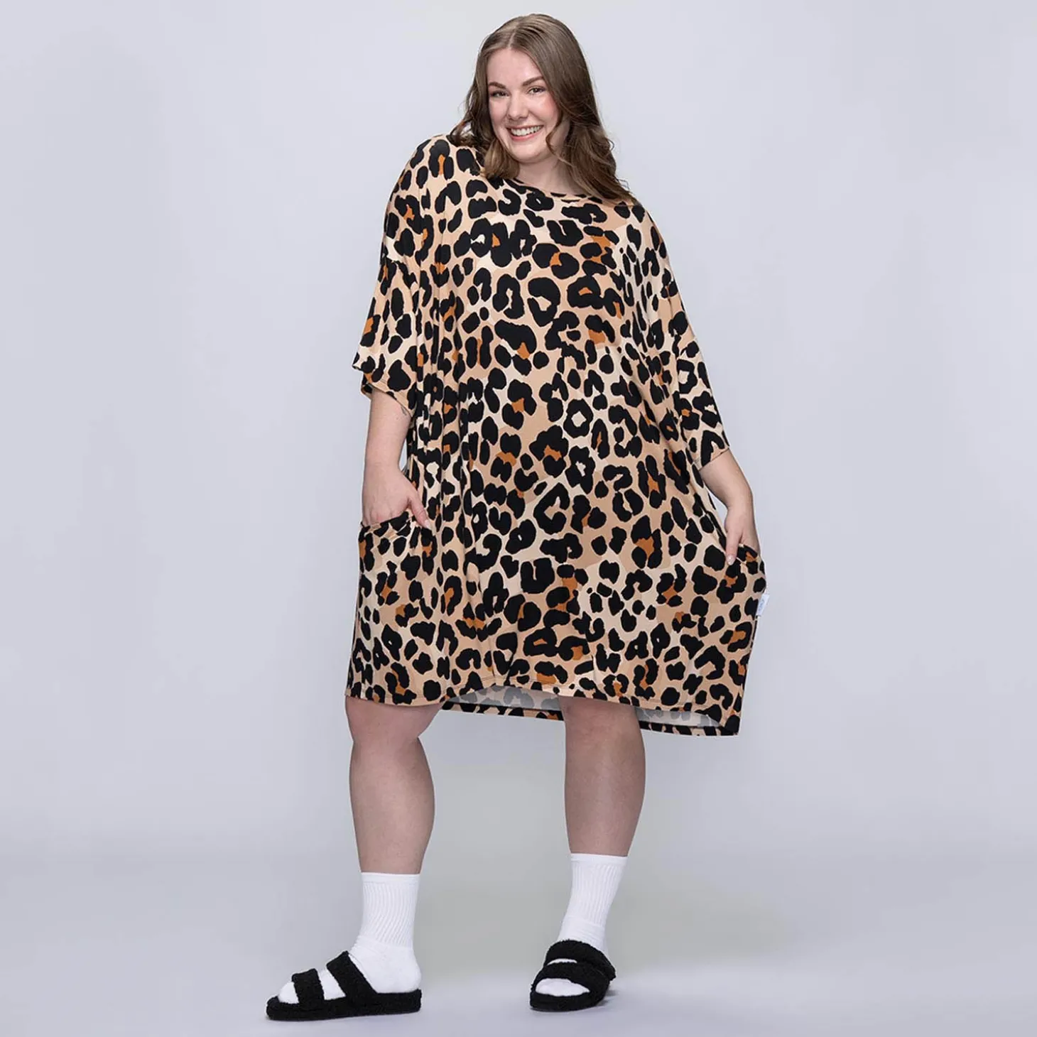 Leopard Sleep Tee Nightie