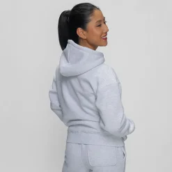 Light Grey Marle Fleece Hoodie