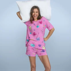 Love Candy Cooling Short Sleeve PJ Top