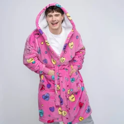 Love Candy Sherpa Dressing Gown