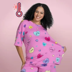 Love Candy Warming Short Sleeve PJ Top