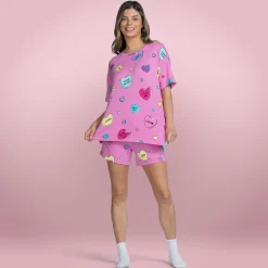 Love Candy Warming Short Sleeve PJ Top