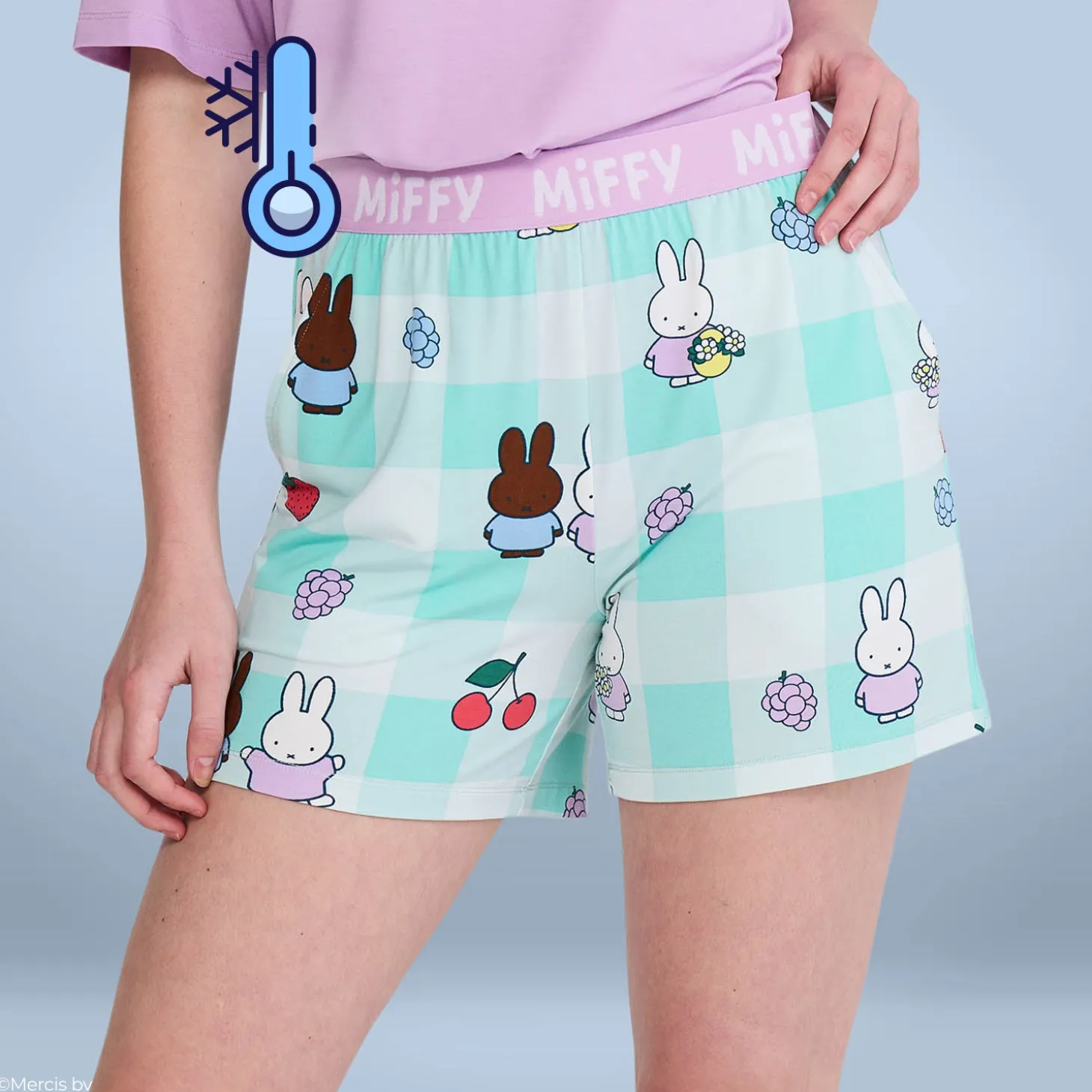 Miffy Fruit Cooling PJ Short Licensed