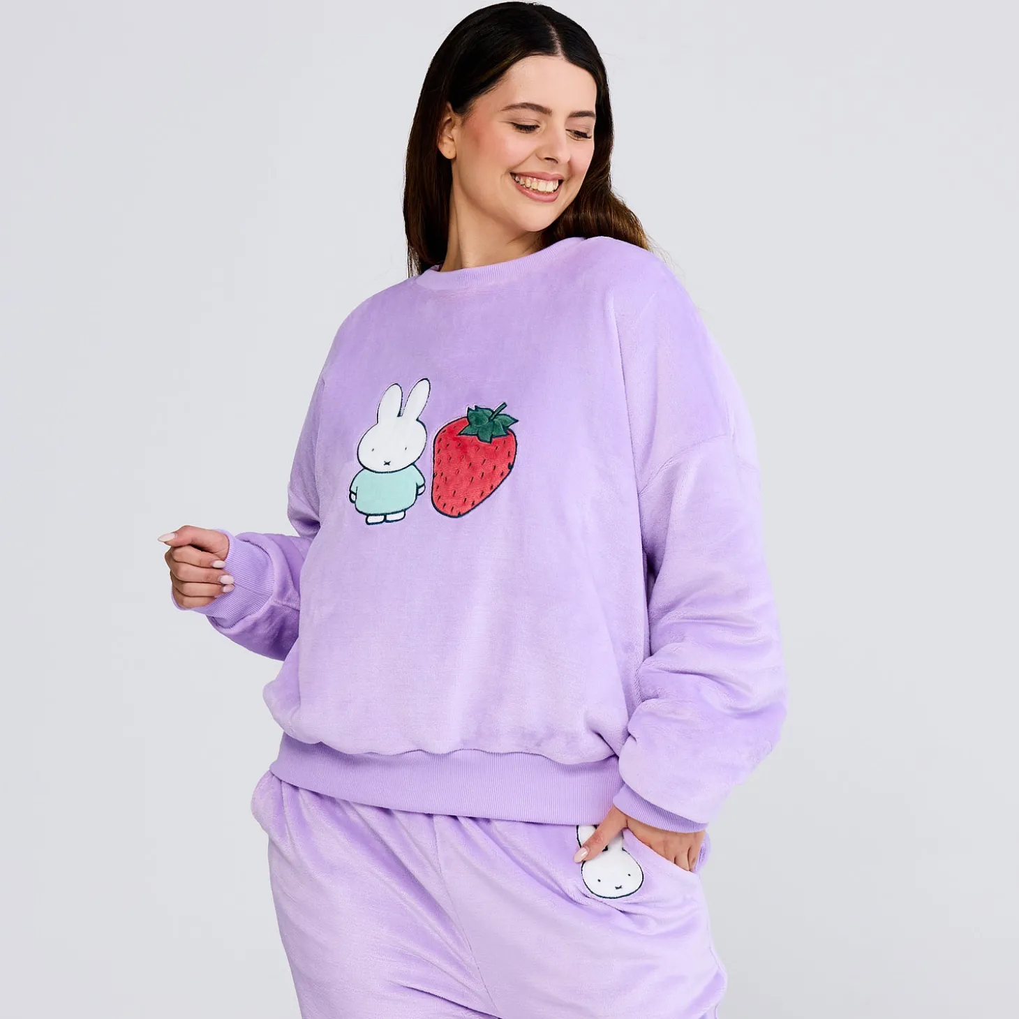 Miffy Fruit Sherpa Jumper Licensed