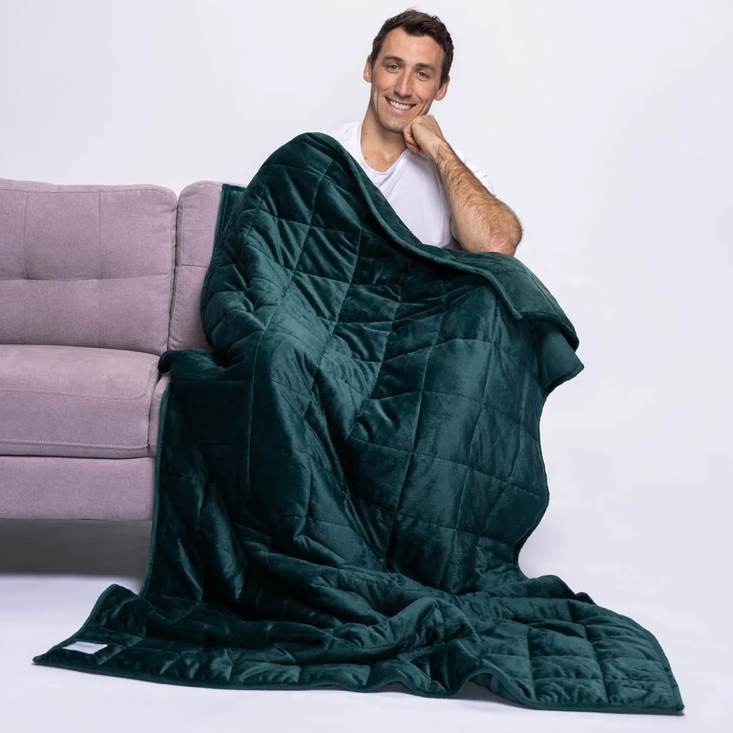 Moss Green Weighted Blanket