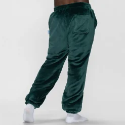 Moss Green Sherpa Cuffed Pant