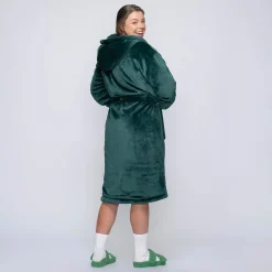Moss Green Sherpa Dressing Gown