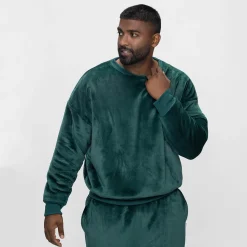 Moss Green Sherpa Jumper