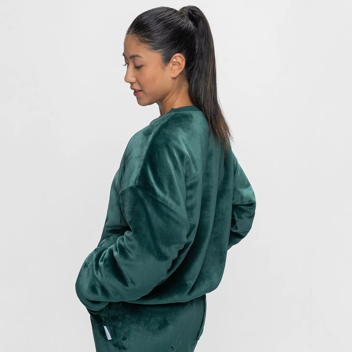 Moss Green Sherpa Jumper