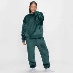 Moss Green Sherpa Jumper