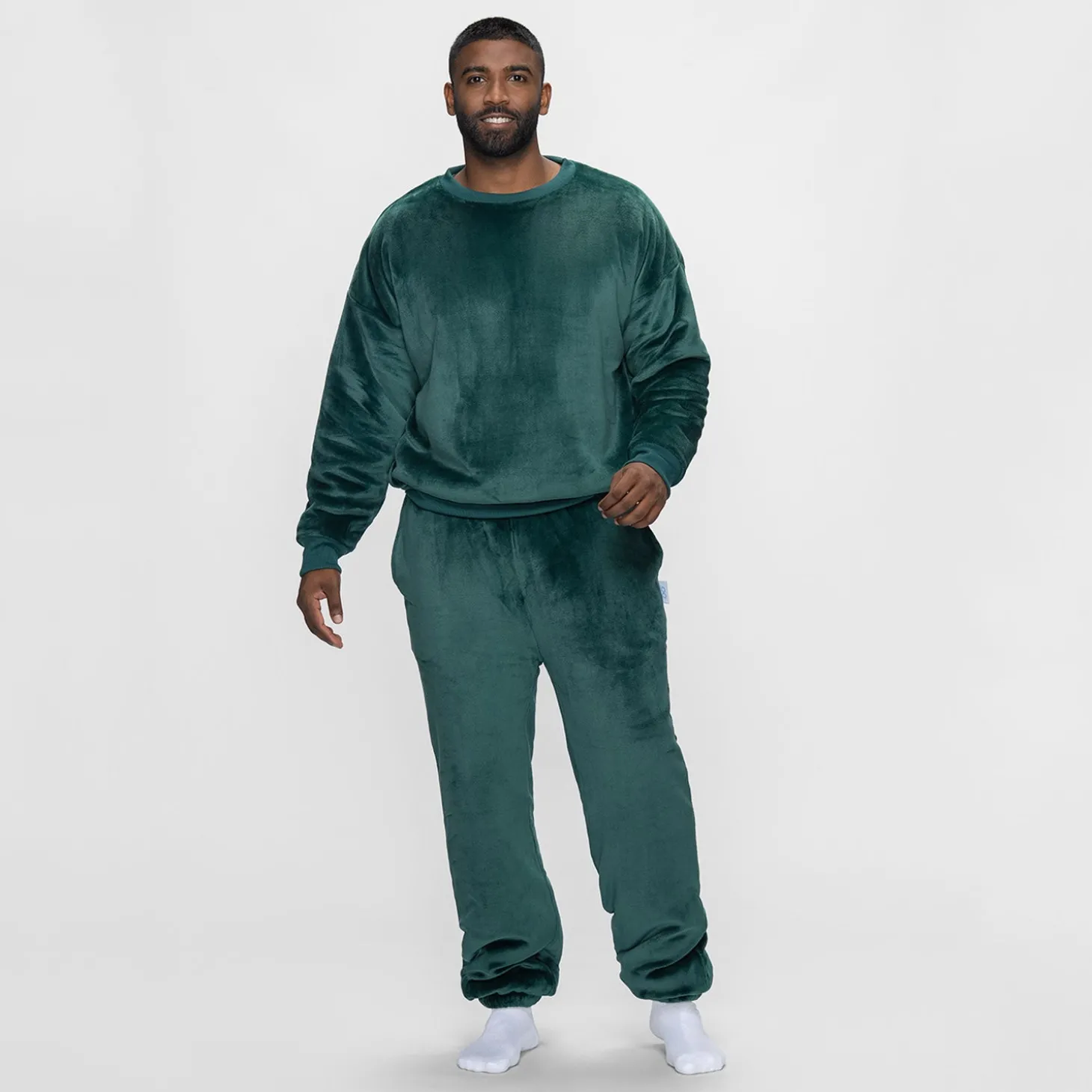 Moss Green Sherpa Jumper