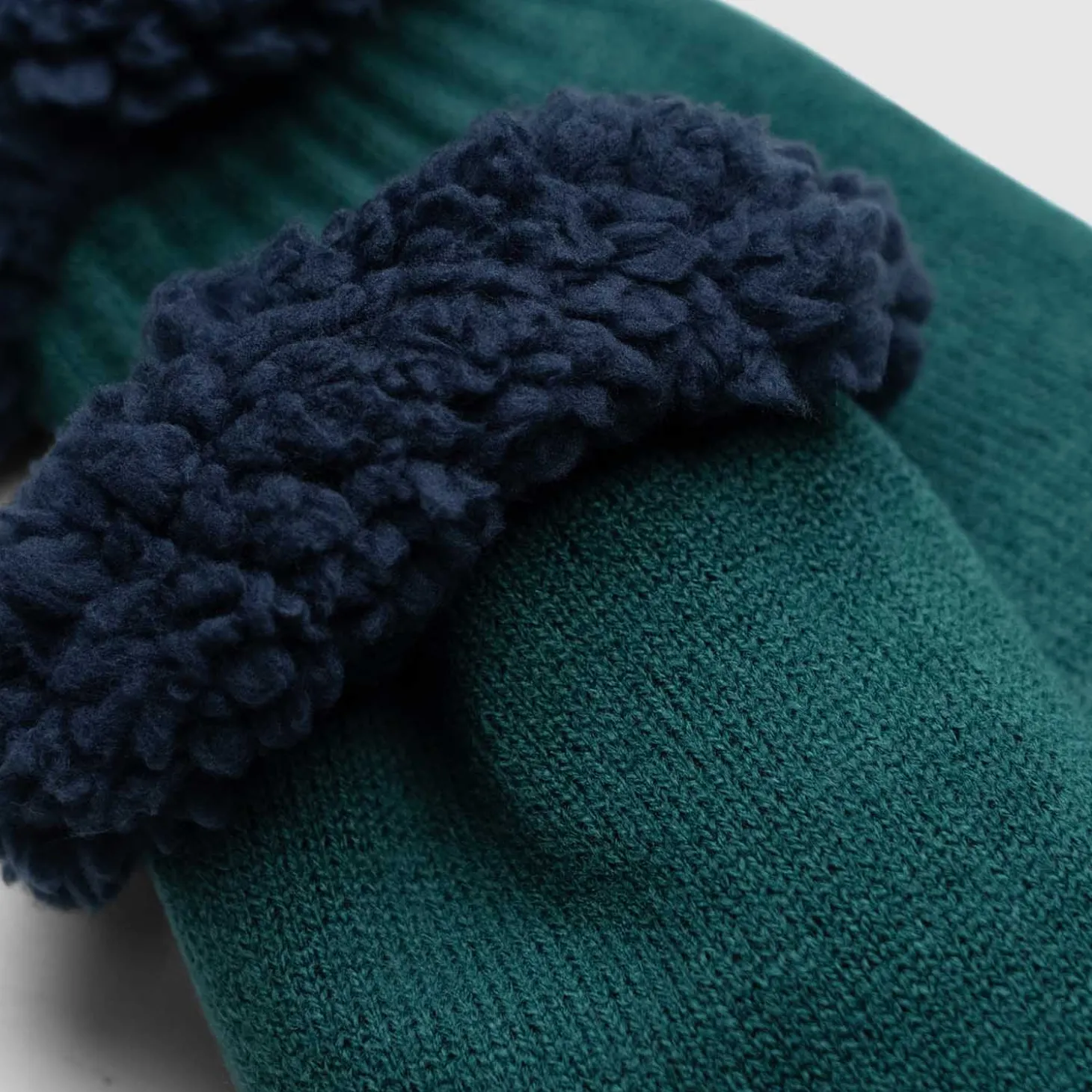 Moss Green Sherpa Socks