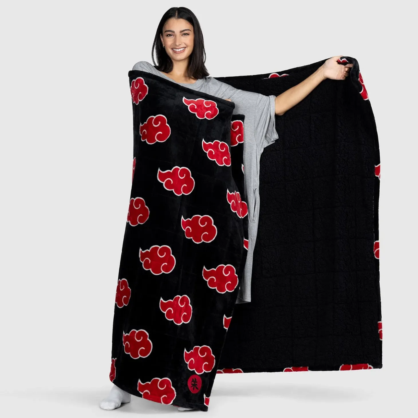 Naruto Itachi Akatsuki Sherpa Blanket Licensed