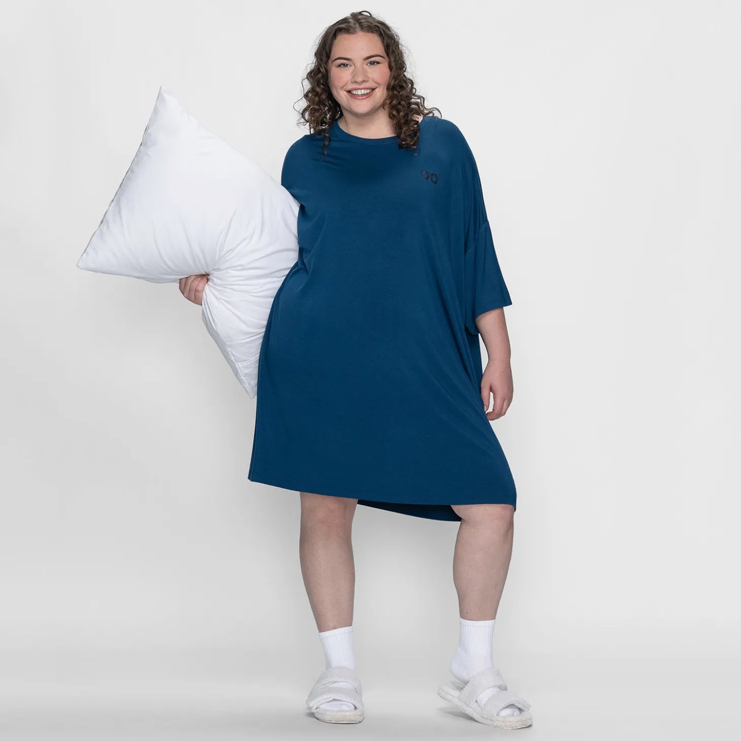 Navy OO Sleep Tee Nightie