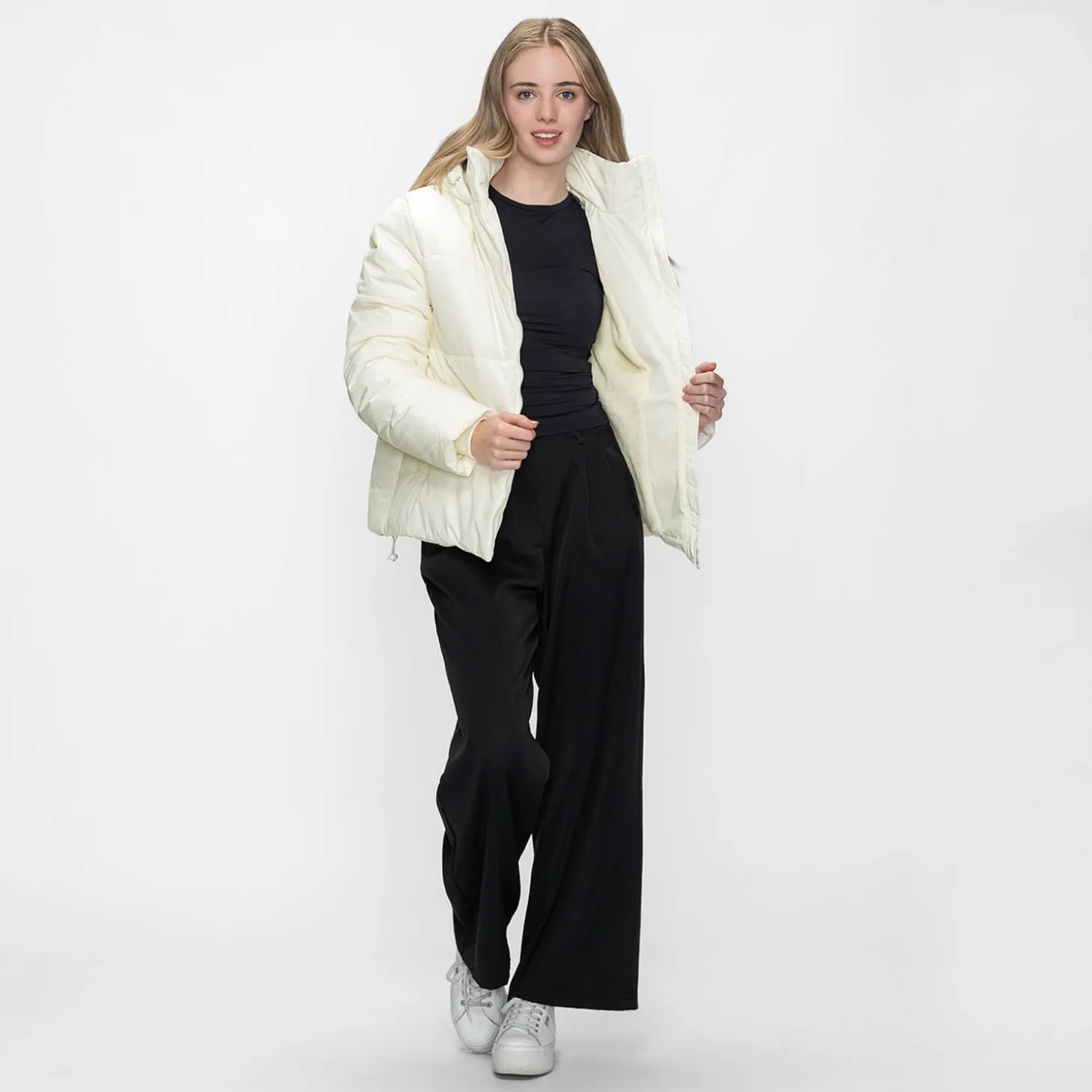 Off White Puffer Jacket