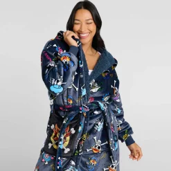ONE PIECE Group Sherpa Dressing Gown Licensed