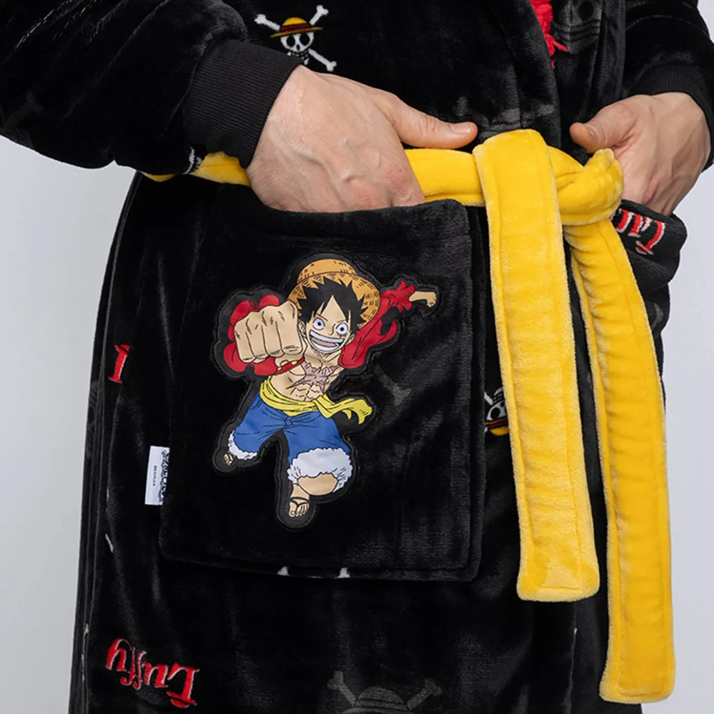 ONE PIECE Luffy Sherpa Dressing Gown Licensed