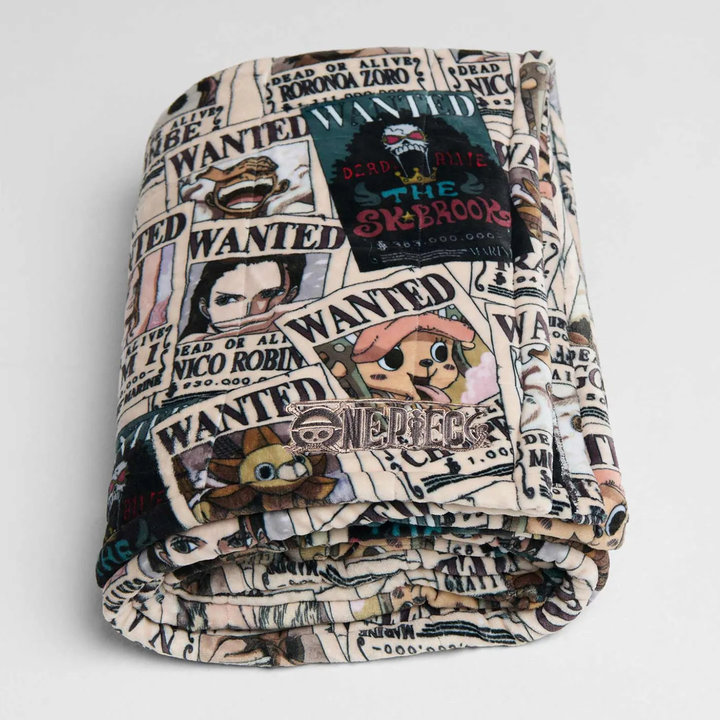 ONE PIECE Wanted Poster Sherpa Blanket Licensed