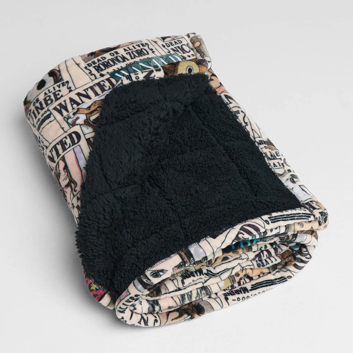 ONE PIECE Wanted Poster Sherpa Blanket Licensed