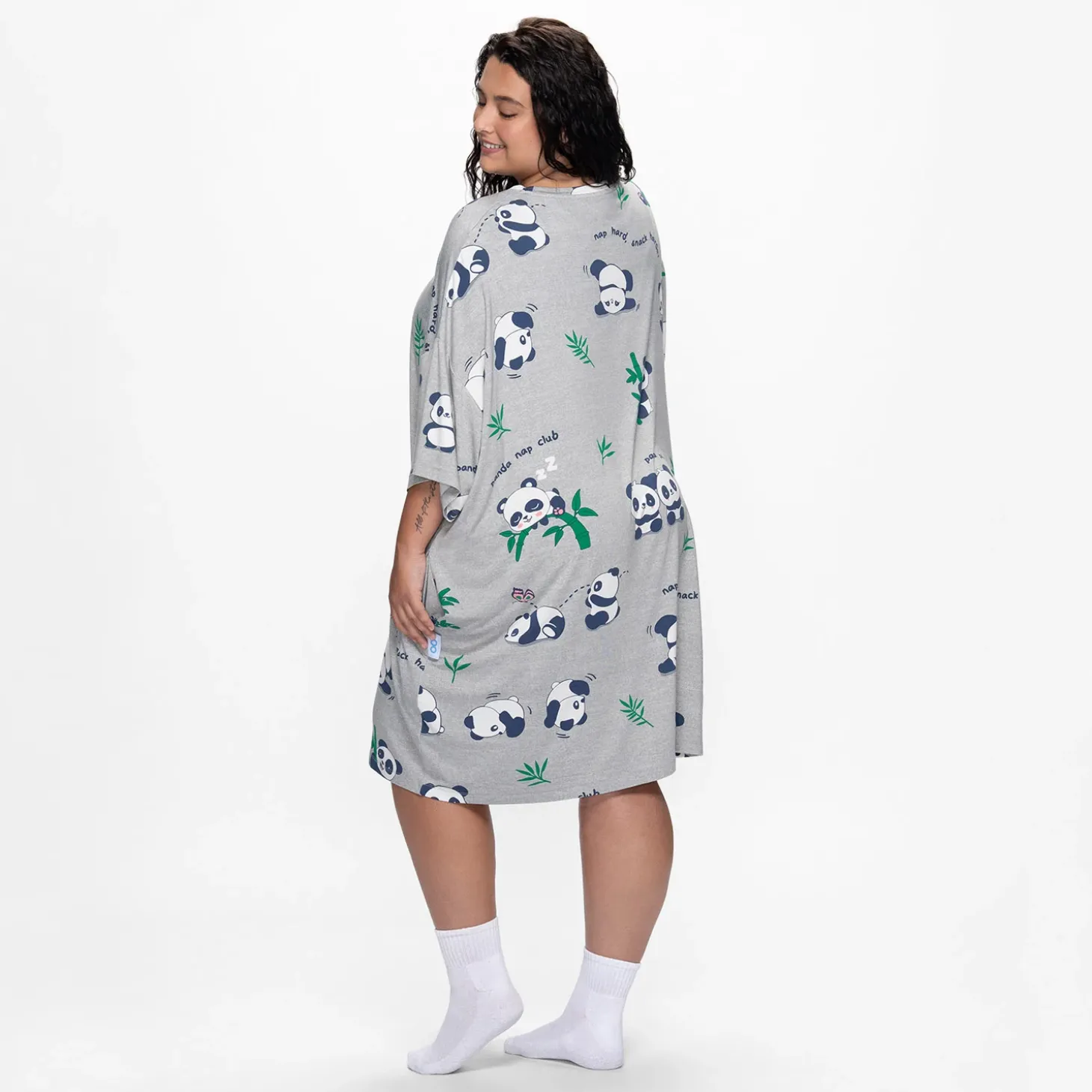 Panda Play Sleep Tee Nightie