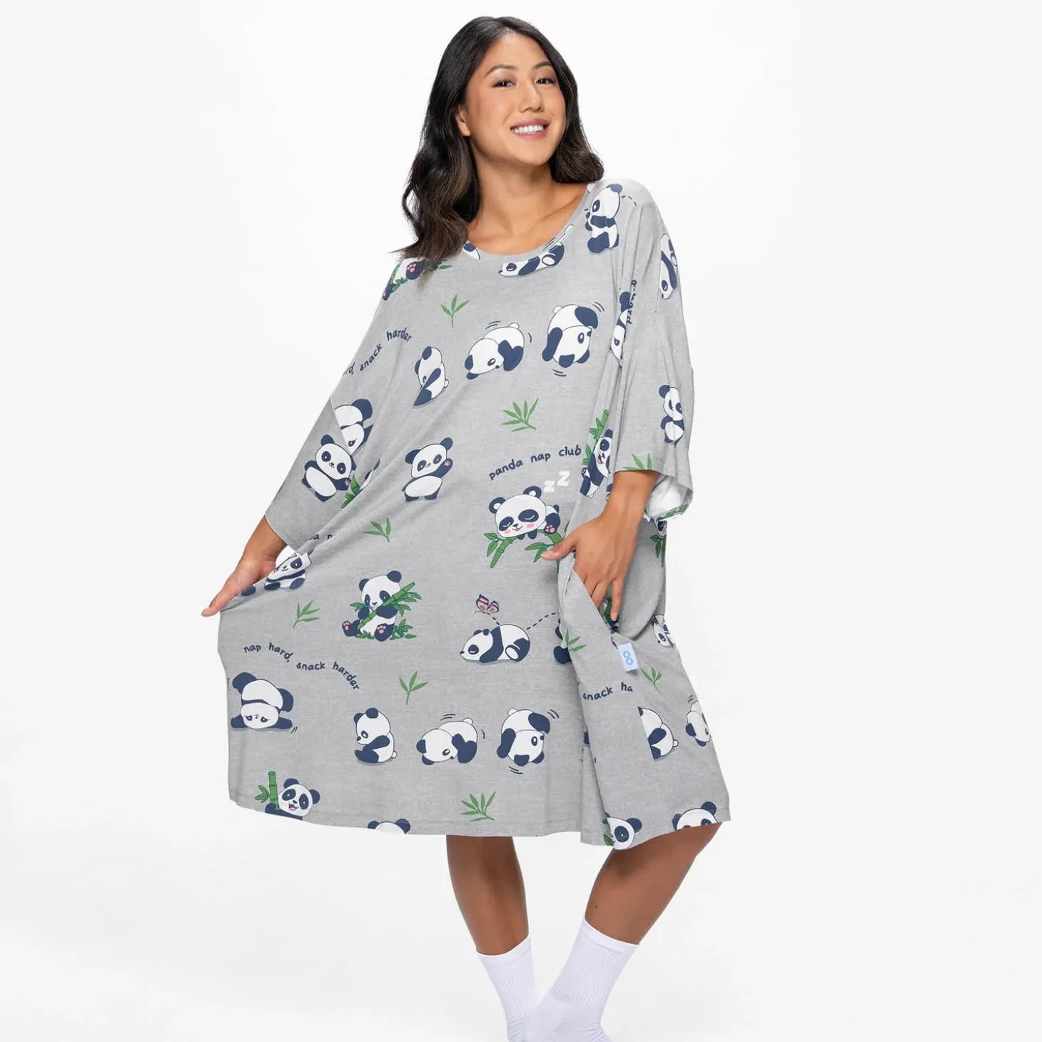 Panda Play Sleep Tee Nightie