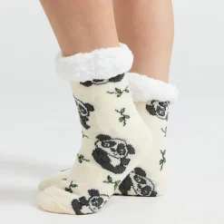 Panda Sherpa Socks