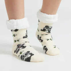 Panda Sherpa Socks
